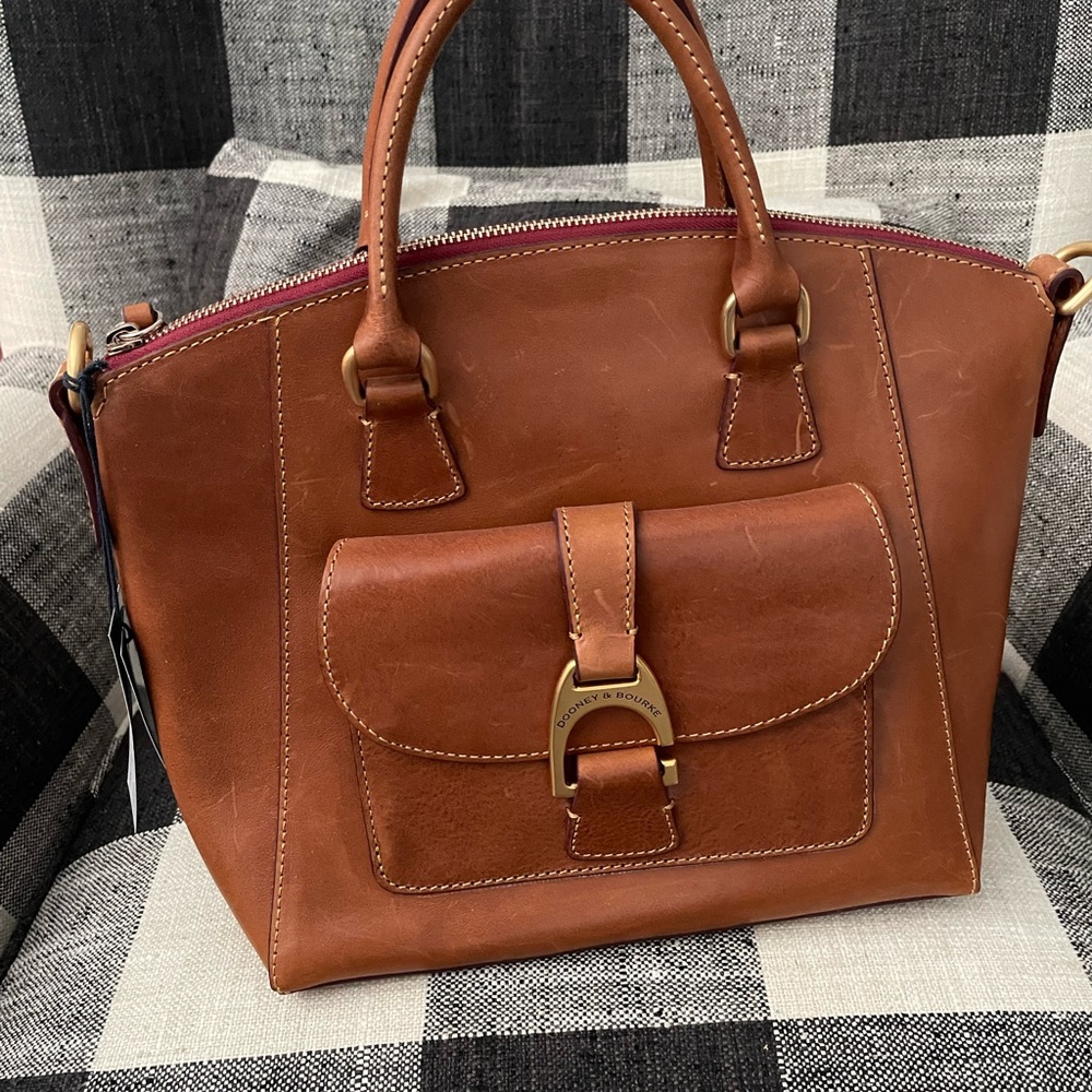 Dooney and Bourke Naomi Satchel in Natural NWT